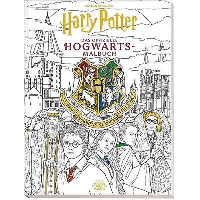 Panini Aus den Filmen zu Harry Potter: Das offizielle Hogwarts-Malbuch: Malbuch mit Cover mit Goldfolienprägung - Publicité Panini Aus den Filmen zu Harry Potter: Das offizielle Hogwarts-Malbuch: Malbuch mit Cover mit Goldfolienprägung - Publicité