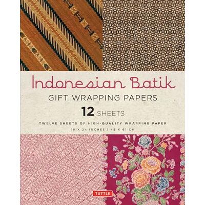 Collectif Gift wrapping papers indonesian batik - Publicité Collectif Gift wrapping papers indonesian batik - Publicité