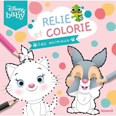 Collectif Disney Baby Relie et colorie Les animaux Livre de coloriage avec points à relier Dès 3 ans - Publicité Collectif Disney Baby Relie et colorie Les animaux Livre de coloriage avec points à relier Dès 3 ans - Publicité