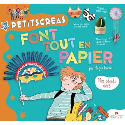 Toursel, Magali Les Petits Créas font tout en papier Mes objets déco - Publicité Toursel, Magali Les Petits Créas font tout en papier Mes objets déco - Publicité