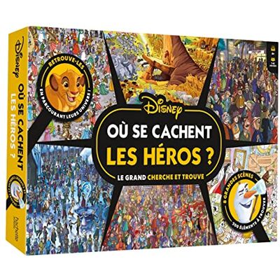 XXX DISNEY Coffret de jeu Cherche et trouve Où se cachent les héros Disney ? - Publicité XXX DISNEY Coffret de jeu Cherche et trouve Où se cachent les héros Disney ? - Publicité