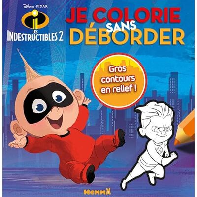 Disney Les Indestructibles 2 Je colorie sans déborder - Publicité Disney Les Indestructibles 2 Je colorie sans déborder - Publicité