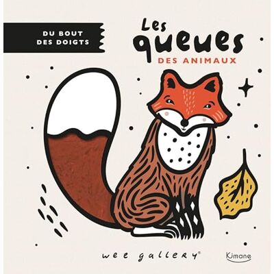 Wee Gallery Du bout des doigts les queues des animaux - Publicité Wee Gallery Du bout des doigts les queues des animaux - Publicité