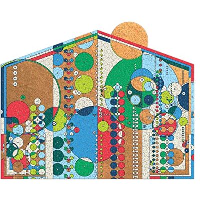 Galison Frank Lloyd Wright Midway Mural 750 Piece Shaped Foil Puzzle - Publicité Galison Frank Lloyd Wright Midway Mural 750 Piece Shaped Foil Puzzle - Publicité