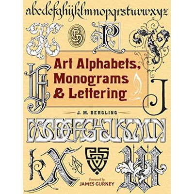 Bergling, J. M. Art Alphabets, Monograms & Lettering - Publicité Bergling, J. M. Art Alphabets, Monograms & Lettering - Publicité