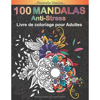 Fleurs coloriage, Mandala 100 Mandalas Anti-Stress Livre de coloriage pour Adultes: Magnifiques Mandalas Fleurs à Colorier Cahier de coloriage mandala adulte Un joli cadeau pour toutes les occasions - Publicité Fleurs coloriage, Mandala 100 Mandalas Anti-Stress Livre de coloriage pour Adultes: Magnifiques Mandalas Fleurs à Colorier Cahier de coloriage mandala adulte Un joli cadeau pour toutes les occasions - Publicité