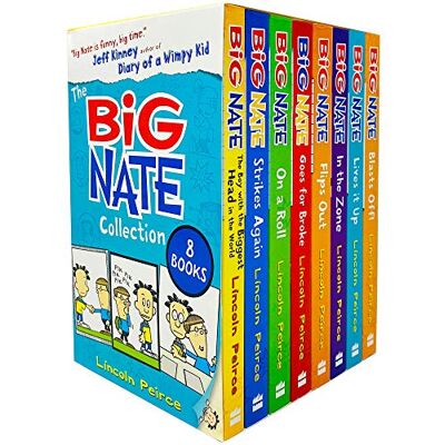Peirce, Lincoln Big Nate 8-Copy Fiction Slipcase - Publicité Peirce, Lincoln Big Nate 8-Copy Fiction Slipcase - Publicité