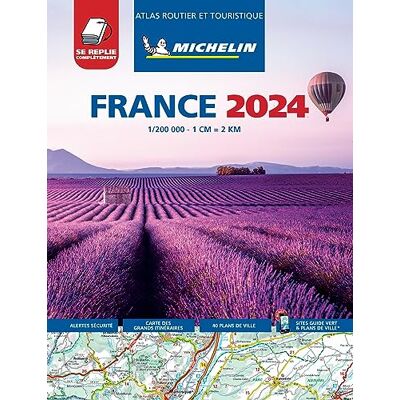 Michelin Atlas France 2024 (A4-Multiflex) - Publicité Michelin Atlas France 2024 (A4-Multiflex) - Publicité