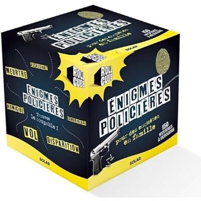 SOLAR Rollcube Enigmes policières pour des enquête en Famille - Publicité SOLAR Rollcube Enigmes policières pour des enquête en Famille - Publicité