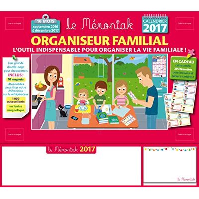 Editions 365 Organiseur familial Mémoniak 2016-2017 - Publicité Editions 365 Organiseur familial Mémoniak 2016-2017 - Publicité