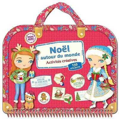 Minimiki Noël autour du monde Activités créatives: 150 stickers - Publicité Minimiki Noël autour du monde Activités créatives: 150 stickers - Publicité