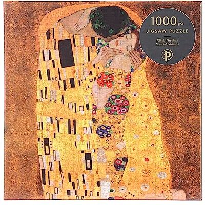 Paperblanks PUZZLES KLIMT LE BAISER 1 000 PIECES, Doré et Rose - Publicité Paperblanks PUZZLES KLIMT LE BAISER 1 000 PIECES, Doré et Rose - Publicité