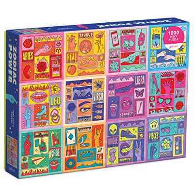 Galison 9780735366831 Zodiac Power 1000 Piece Puzzle - Publicité Galison 9780735366831 Zodiac Power 1000 Piece Puzzle - Publicité