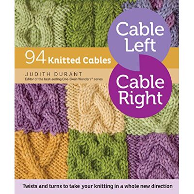 Durant, Judith Cable Left, Cable Right: 94 Knitted Cables - Publicité Durant, Judith Cable Left, Cable Right: 94 Knitted Cables - Publicité
