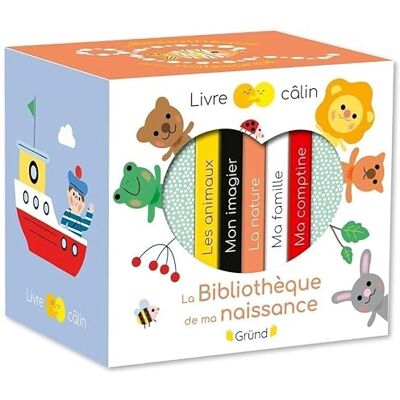 La petite bibliothèque de ma naissance Coffret 5 albums jeunesse tout-carton À partir de 6 mois - Publicité La petite bibliothèque de ma naissance Coffret 5 albums jeunesse tout-carton À partir de 6 mois - Publicité