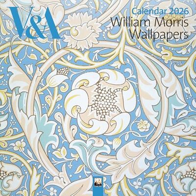 V&A: William Morris Wallpapers Wall Calendar 2026 (Art Calendar) - Publicité V&A: William Morris Wallpapers Wall Calendar 2026 (Art Calendar) - Publicité