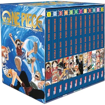 Oda, Eiichiro One Piece Sammelschuber 1: East Blue (inklusive Band 1-12): Piraten, Abenteuer und der größte Schatz der Welt! - Publicité Oda, Eiichiro One Piece Sammelschuber 1: East Blue (inklusive Band 1-12): Piraten, Abenteuer und der größte Schatz der Welt! - Publicité