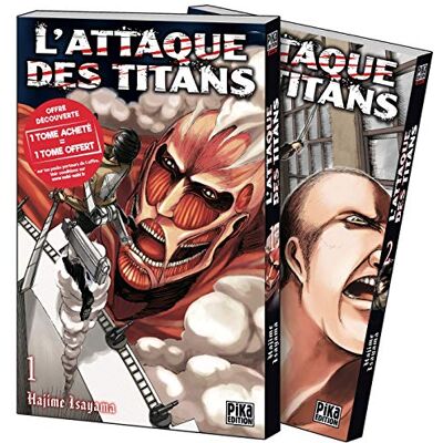L'Attaque des Titans Pack Offre Découverte T01 et T02 - Publicité L'Attaque des Titans Pack Offre Découverte T01 et T02 - Publicité