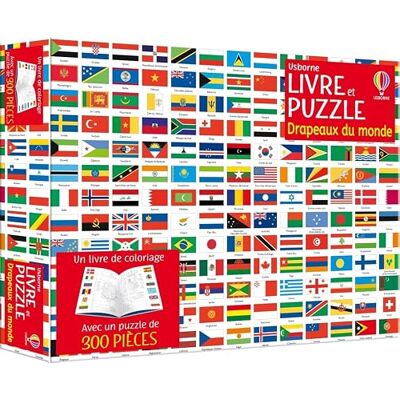 Sue Meredith Les drapeaux du monde Coffret livre et puzzle - Publicité Sue Meredith Les drapeaux du monde Coffret livre et puzzle - Publicité