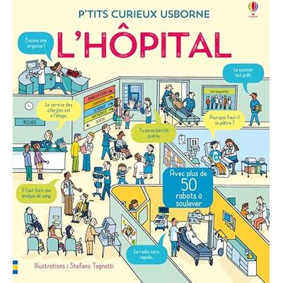 Fritz, Zoe A l'hôpital P'tits curieux Usborne - Publicité Fritz, Zoe A l'hôpital P'tits curieux Usborne - Publicité