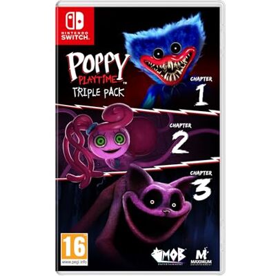 Maximum Entertainment Poppy Playtime Triple Pack Nintendo Switch - Publicité Maximum Entertainment Poppy Playtime Triple Pack Nintendo Switch - Publicité