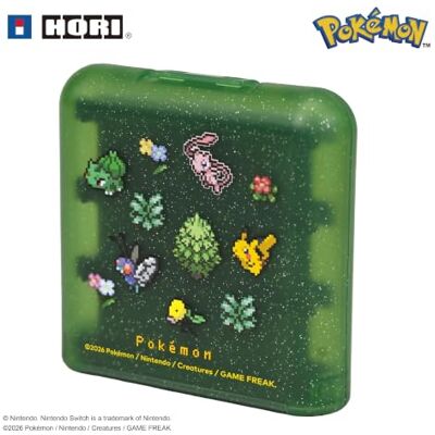 HORI Boîtier de 24 jeux (PIXEL Vert) pour Nintendo Switch 2 – Sous licences officielles Nintendo et The Pokémon Company International - Publicité HORI Boîtier de 24 jeux (PIXEL Vert) pour Nintendo Switch 2 – Sous licences officielles Nintendo et The Pokémon Company International - Publicité