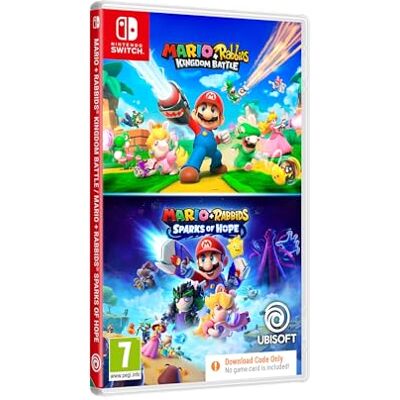Ubisoft Mario + Rabbids Kingdom Battle / Mario + Rabbids Sparks of Hope (Switch) (Code in Box) - Publicité Ubisoft Mario + Rabbids Kingdom Battle / Mario + Rabbids Sparks of Hope (Switch) (Code in Box) - Publicité