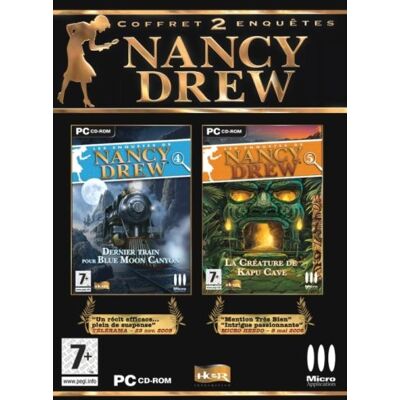 Micro Application Coffret Nancy Drew 2008 2 enquêtes - Publicité Micro Application Coffret Nancy Drew 2008 2 enquêtes - Publicité
