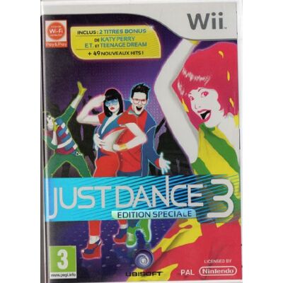 UBI Soft Just dance 3 édition spéciale day one (version française) - Publicité UBI Soft Just dance 3 édition spéciale day one (version française) - Publicité