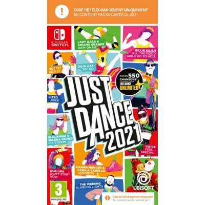 UBISOFT JUST DANCE 2021 CODE IN BOX SWITCH (CODE DE TELECHARGEMENT DANS LA BOITE) - Publicité UBISOFT JUST DANCE 2021 CODE IN BOX SWITCH (CODE DE TELECHARGEMENT DANS LA BOITE) - Publicité