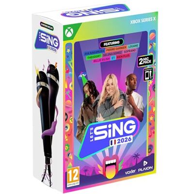 PLAION Let's sing 2026 +2 Mics (Xbox Series X) - Publicité PLAION Let's sing 2026 +2 Mics (Xbox Series X) - Publicité