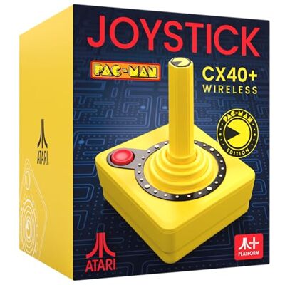 Pac-Man CX-40+ Joystick sans fil Jaune - Publicité Pac-Man CX-40+ Joystick sans fil Jaune - Publicité