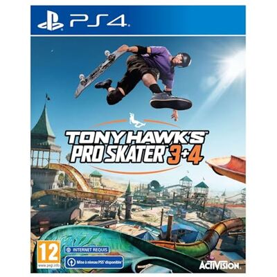 Microsoft PlayStation – Tony Hawk’s Pro Skater 3 + 4 – PS4 (Disque) - Publicité Microsoft PlayStation – Tony Hawk’s Pro Skater 3 + 4 – PS4 (Disque) - Publicité