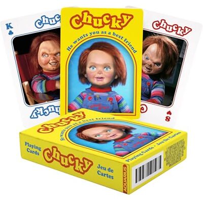 AQUARIUS Horreur Chucky Jeu de Cartes - Publicité AQUARIUS Horreur Chucky Jeu de Cartes - Publicité