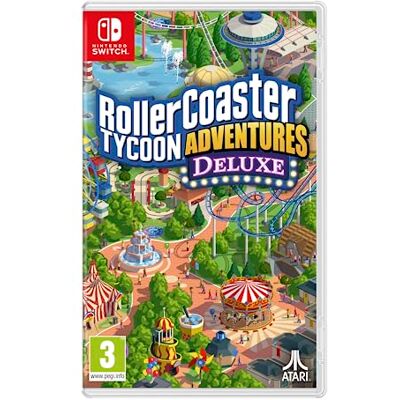 Atari RollerCoaster Tycoon (Adventures Deluxe) - Publicité Atari RollerCoaster Tycoon (Adventures Deluxe) - Publicité