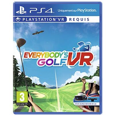 Sony Everybody's Golf PS4 VR, 1 Joueur, Version Physique avec CD, En Français, PEGI 3+, Jeu pour PlayStation 4 VR - Publicité Sony Everybody's Golf PS4 VR, 1 Joueur, Version Physique avec CD, En Français, PEGI 3+, Jeu pour PlayStation 4 VR - Publicité