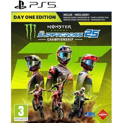 Monster Cable Energy Supercross 25 The Official Videogame ( PlayStation 5 ) - Publicité Monster Cable Energy Supercross 25 The Official Videogame ( PlayStation 5 ) - Publicité