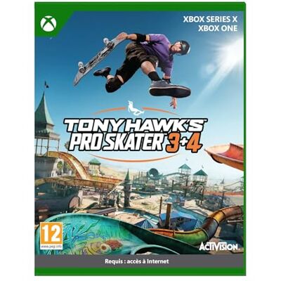 Microsoft Xbox – Tony Hawk’s Pro Skater 3 + 4 – Edition Standard – Xbox Series X / Xbox One (Disque) - Publicité Microsoft Xbox – Tony Hawk’s Pro Skater 3 + 4 – Edition Standard – Xbox Series X / Xbox One (Disque) - Publicité