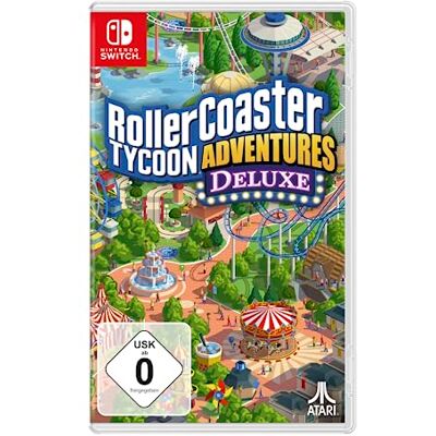 Atari RollerCoaster Tycoon Adventures Deluxe Switch - Publicité Atari RollerCoaster Tycoon Adventures Deluxe Switch - Publicité
