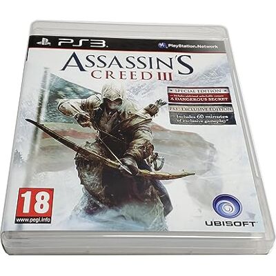 Ubisoft PS3 ASSASSIN'S CREED III : SPECIAL + EXCLUSIVE EDITION (EU) - Publicité Ubisoft PS3 ASSASSIN'S CREED III : SPECIAL + EXCLUSIVE EDITION (EU) - Publicité