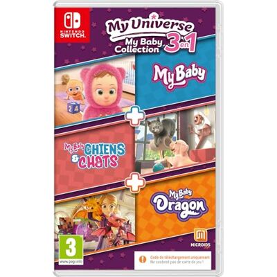 Microids 3 JEUX EN 1 : MY UNIVERSE PACK BABY SWITCH (Code de télechargement) - Publicité Microids 3 JEUX EN 1 : MY UNIVERSE PACK BABY SWITCH (Code de télechargement) - Publicité