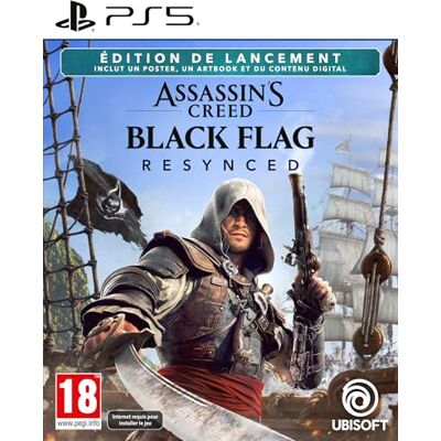 Ubisoft Assassin's Creed Black Flag Resynced Launch Edition (PS5) - Publicité Ubisoft Assassin's Creed Black Flag Resynced Launch Edition (PS5) - Publicité