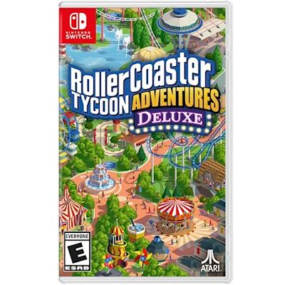Atari RollerCoaster Tycoon Adventures Deluxe – Nintendo Switch - Publicité Atari RollerCoaster Tycoon Adventures Deluxe – Nintendo Switch - Publicité