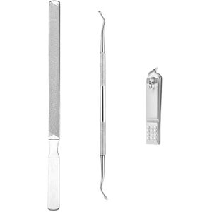 HDGSAFD 1 Coupe-Ongles, 2 Outils De Réparation Des Ongles, Limes À Ongles À Double Tête, Outils De Manucure Professionnels, Adaptés Aux Soins Des Mains Et Des Pieds. Publicité HDGSAFD 1 Coupe-Ongles, 2 Outils De Réparation Des Ongles, Limes À Ongles À Double Tête, Outils De Manucure Professionnels, Adaptés Aux Soins Des Mains Et Des Pieds. Publicité