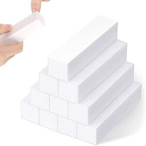 Peutpy 10 Blocs Polissoirs Blancs,Carré éponge Lime à ongles,Blocs Tampon à poncer ongles Bloc Polissoir, lime de polissage professionnelle pour poncer les ongles en acrylique ou gel naturel - Publicité Peutpy 10 Blocs Polissoirs Blancs,Carré éponge Lime à ongles,Blocs Tampon à poncer ongles Bloc Polissoir, lime de polissage professionnelle pour poncer les ongles en acrylique ou gel naturel - Publicité