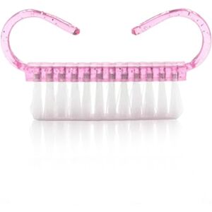 KIXZSAZ Brosse à ongles douceur naturelle enlever la poussière plastique gommage ongles outils de nettoyage manucure pédicure brosses ongle - Publicité KIXZSAZ Brosse à ongles douceur naturelle enlever la poussière plastique gommage ongles outils de nettoyage manucure pédicure brosses ongle - Publicité