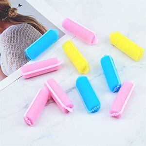 WEONE 36 Pièces Rouleaux de Cheveux en Éponge, Souple Bigoudis de Coiffure de Mousse, DIY Coiffure Outils pour Femmes et Enfants (Rose, Jaune, Bleu) - Publicité WEONE 36 Pièces Rouleaux de Cheveux en Éponge, Souple Bigoudis de Coiffure de Mousse, DIY Coiffure Outils pour Femmes et Enfants (Rose, Jaune, Bleu) - Publicité