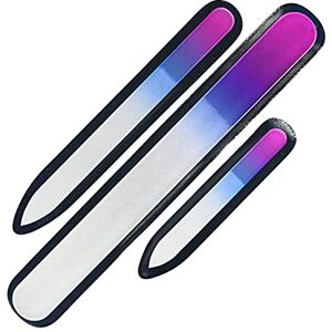 URAQT Lime à Ongles en Verre, Lot de 3 limes a ongles en Cristal, Ensemble de Limes à Ongles en Cristal Gravées Double Face pour les ongles pour salon de manucure et maison - Publicité URAQT Lime à Ongles en Verre, Lot de 3 limes a ongles en Cristal, Ensemble de Limes à Ongles en Cristal Gravées Double Face pour les ongles pour salon de manucure et maison - Publicité
