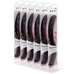 StylFile StylPro Lot de 6 limes à ongles incurvées avec grain 240/400 pour manucure – Professionnelles, limes émeri 3 en 1 pour ongles, repousse-cuticules, écumeur sous ongles de qualité supérieure - Publicité StylFile StylPro Lot de 6 limes à ongles incurvées avec grain 240/400 pour manucure – Professionnelles, limes émeri 3 en 1 pour ongles, repousse-cuticules, écumeur sous ongles de qualité supérieure - Publicité