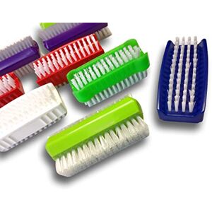 KIBROS Brosses à ongles Lot de 10 Double face nylon 1 côté dur et 1 côté souple Lavage brossage nettoyage des mains 10LOTONGb - Publicité KIBROS Brosses à ongles Lot de 10 Double face nylon 1 côté dur et 1 côté souple Lavage brossage nettoyage des mains 10LOTONGb - Publicité